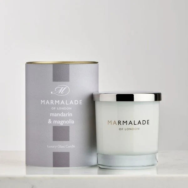 Mandarin & Magnolia Glass Candle