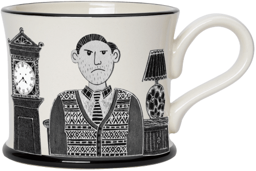 Grumpy Old Man Mug by Moorland Pottery