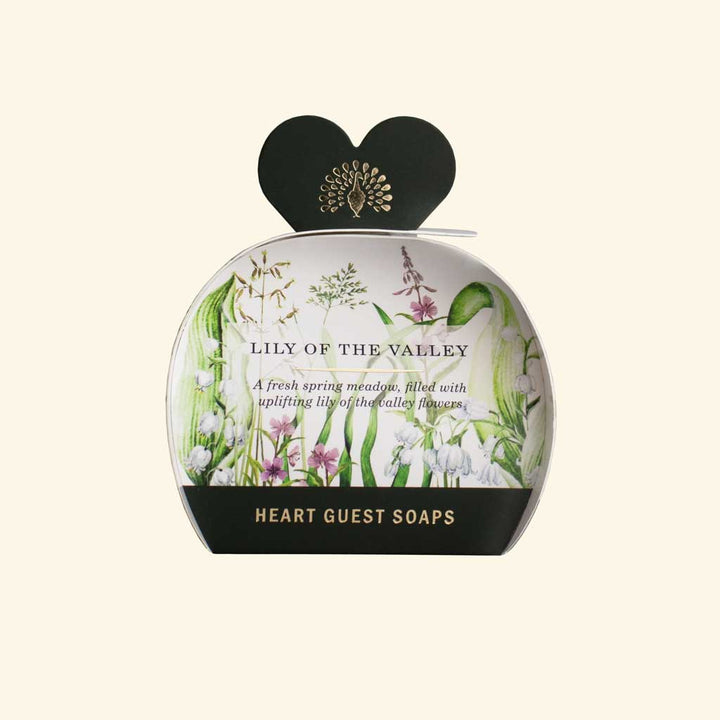 Heritage Lily of the Valley Heart Guest Soaps