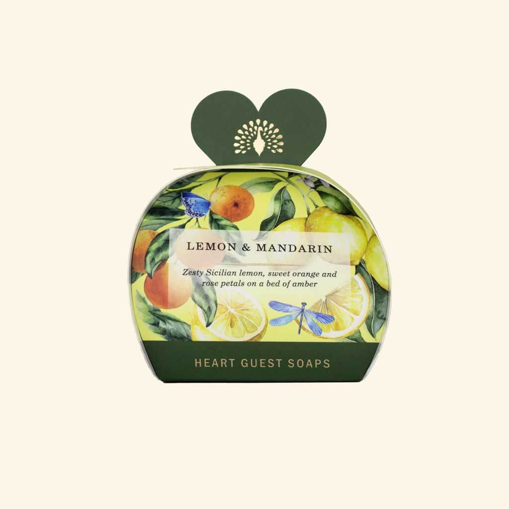 Heritage Lemon & Mandarin Heart Guest Soaps