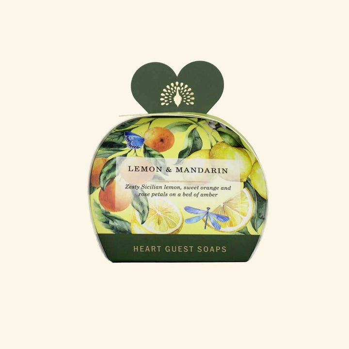 Heritage Lemon & Mandarin Heart Guest Soaps