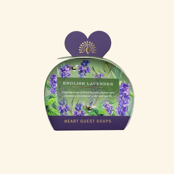 Heritage English Lavender Heart Guest Soaps
