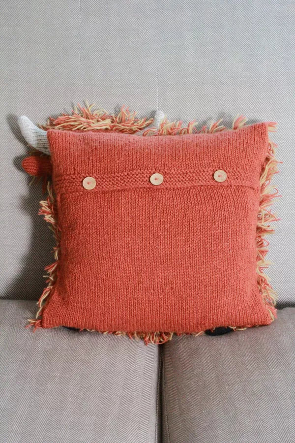 Hairy Highland Cow Cushion Cover