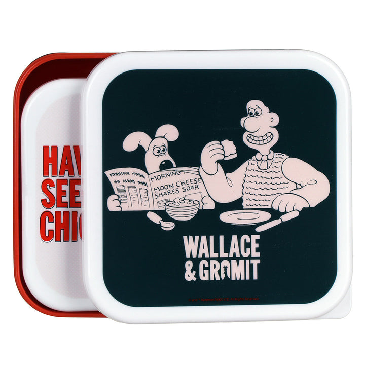 Wallace & Gromit Set of 3 Snack Boxes