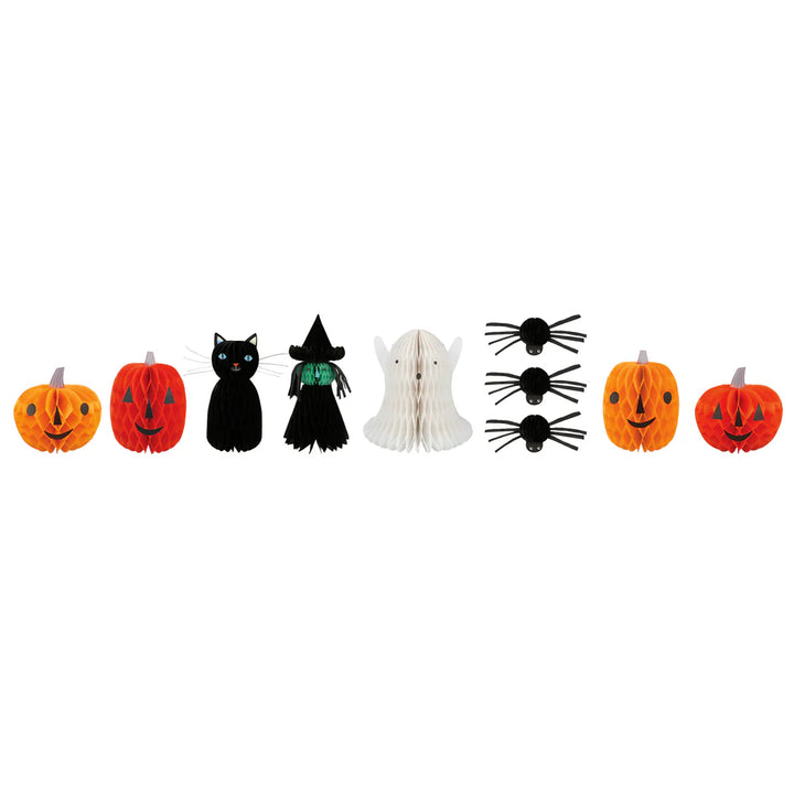 Honeycomb Halloween Characters (Set of 10)