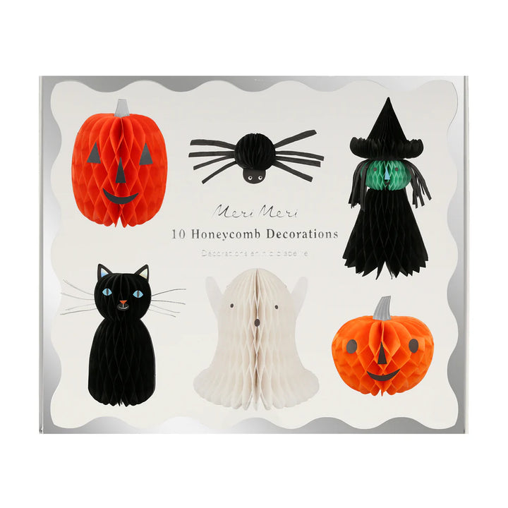 Honeycomb Halloween Characters (Set of 10)