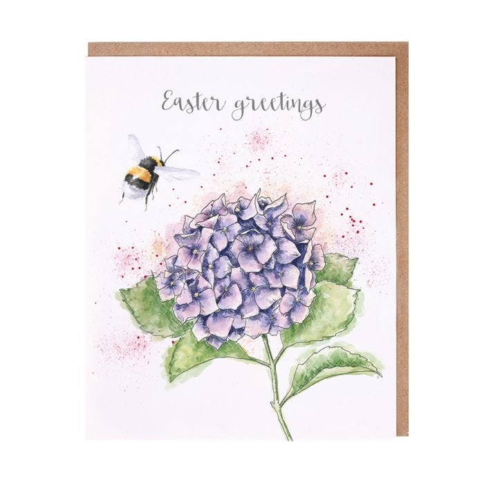 'HapBee Easter' Rabbit Greetings Card