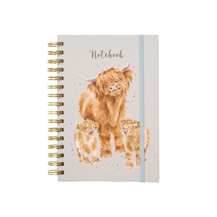 'Highland Coo' Highland Cow Spiral Bound Notebook