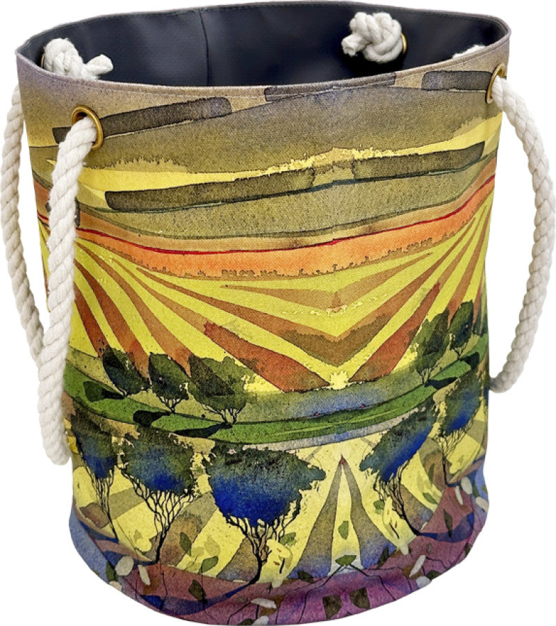 Heavenly Hills Rope Handled Bag by Mary Ann Rogers