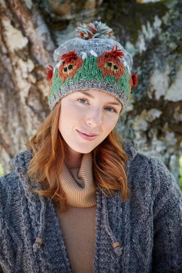 Herd of Highland Cow Bobble Beanie