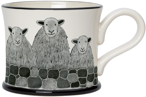 Herdwick Sheep Mug by Moorland Pottery