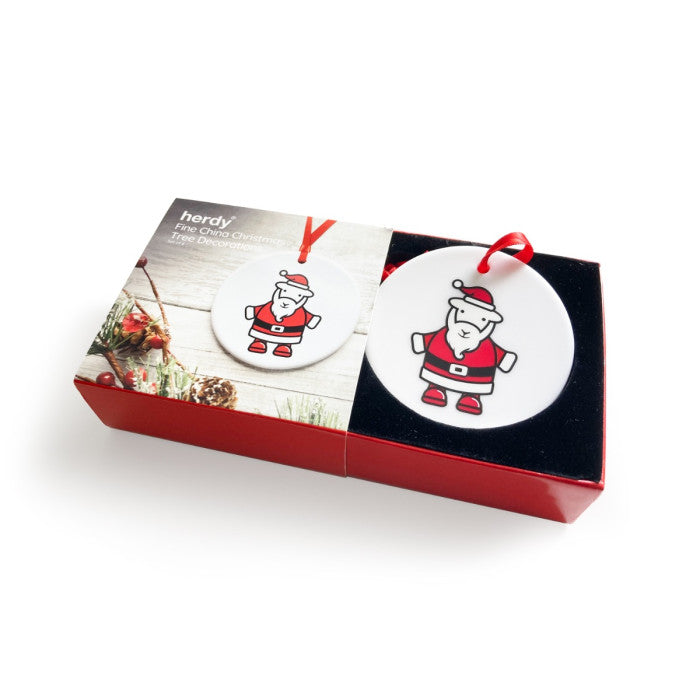 Herdy Limited Edition China Christmas Tree Decorations (Set of 6)