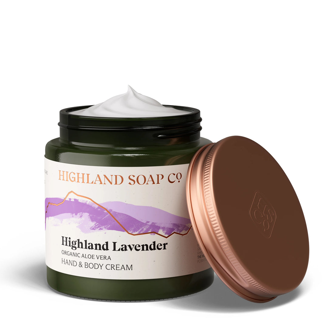 Highland Lavender Hand & Body Organic Cream 120ml