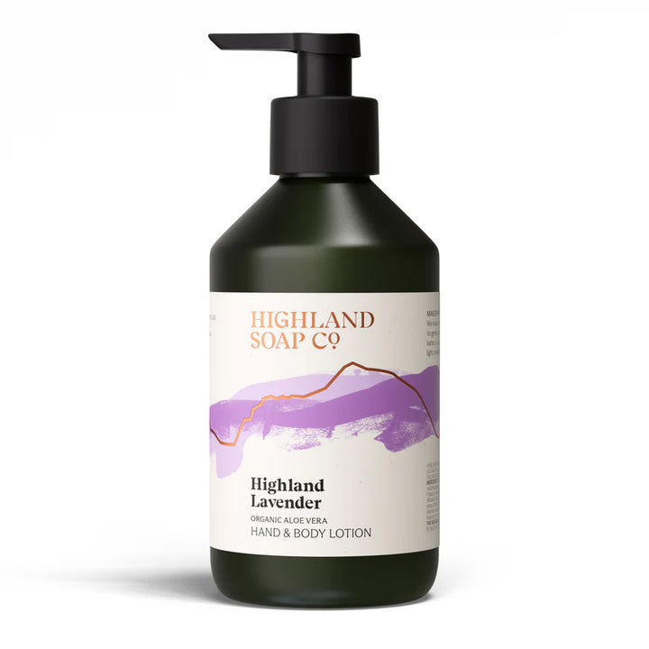 Highland Lavender Hand & Body Organic Lotion 300ml