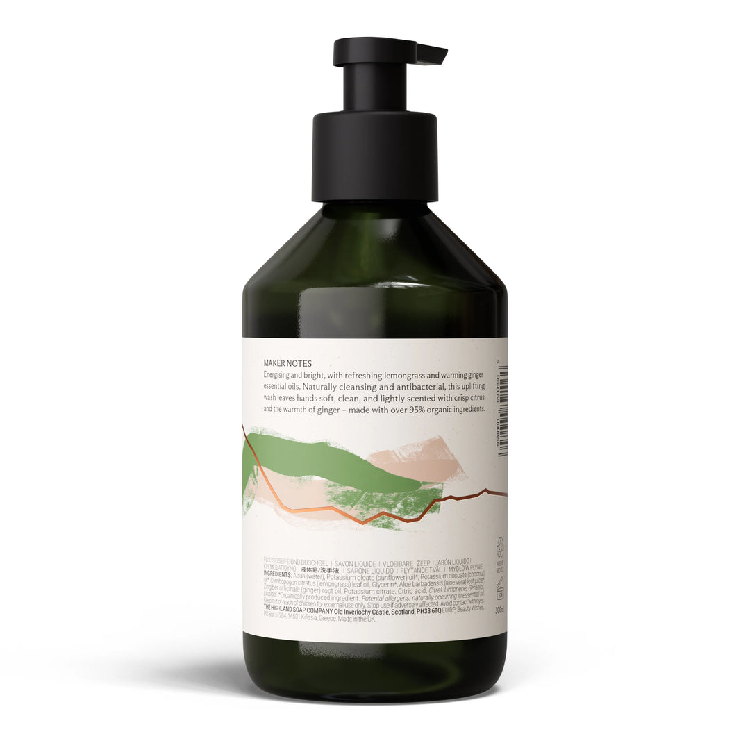 Lemongrass & Ginger Organic Aloe Vera Hand Wash 300ml