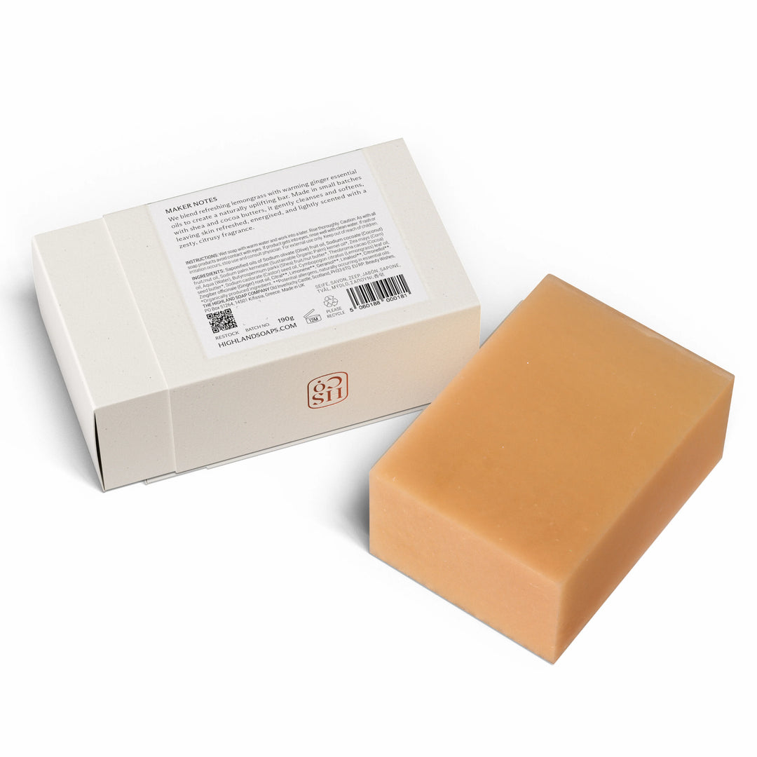Lemongrass & Ginger Handmade Natural Soap 190g