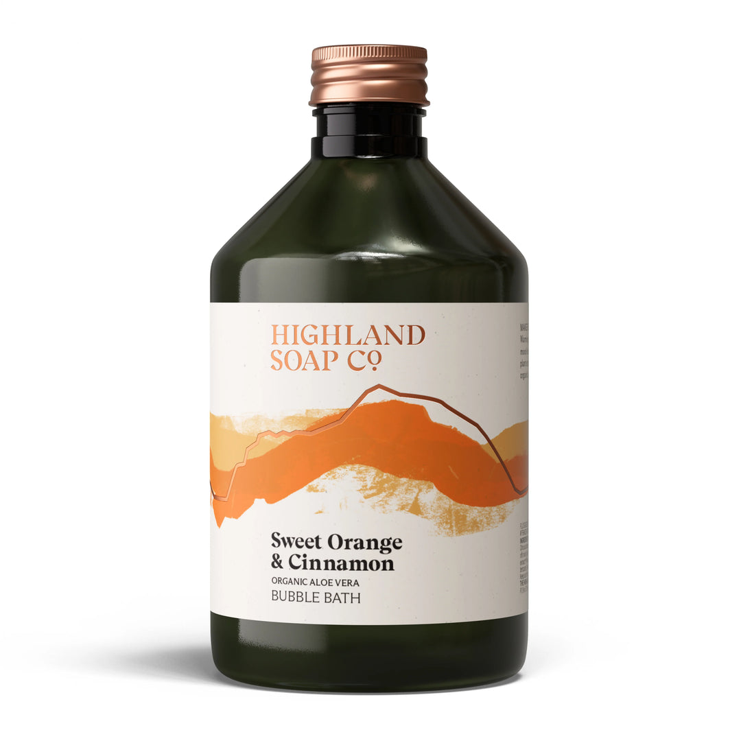 Sweet Orange & Cinnamon Organic Aloe Vera Bubble Bath 500ml