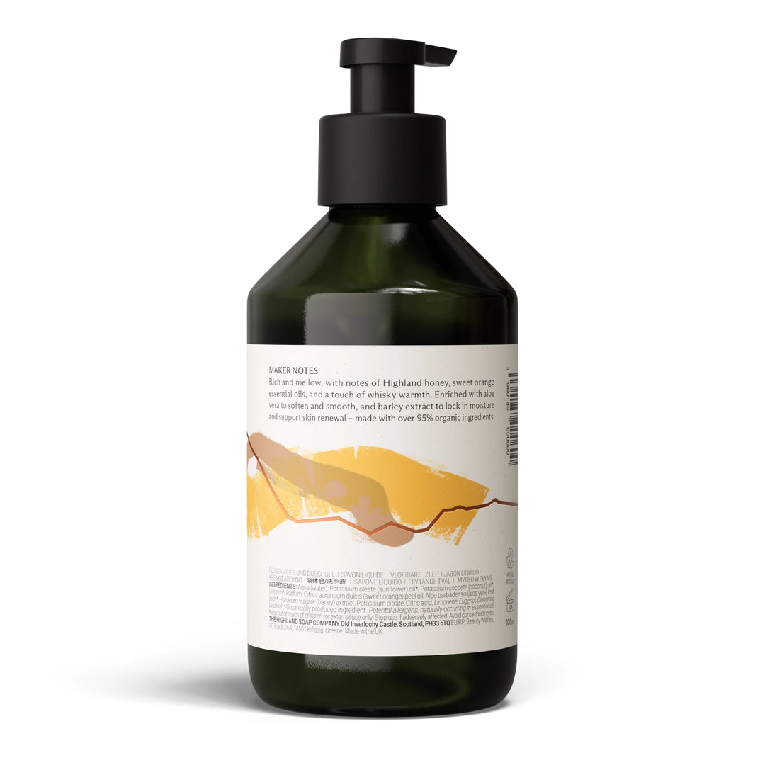 Whisky & Honey Organic Aloe Vera Hand Wash 300ml