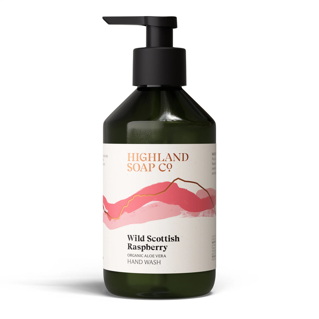 Wild Scottish Raspberry Organic Aloe Vera Hand Wash 300ml