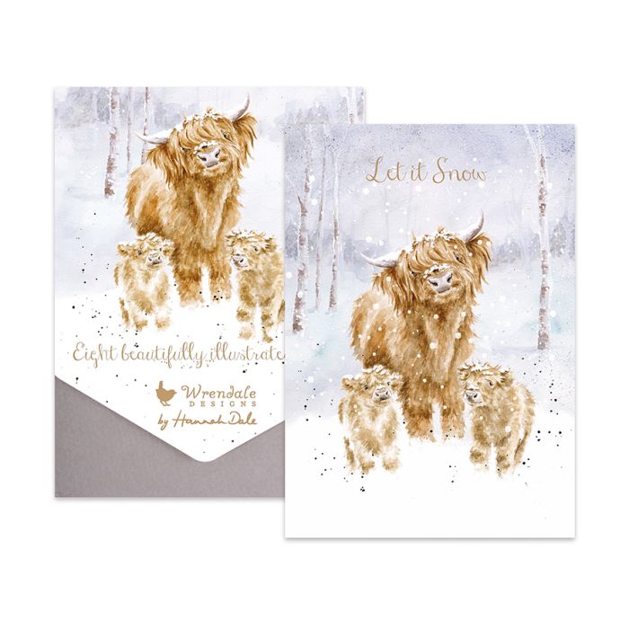 'A Highland Christmas' Christmas Card Pack
