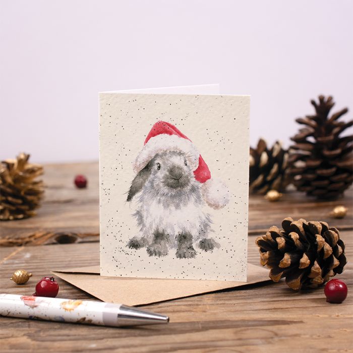 'Ho Ho Ho!' Rabbit Gift Enclosure Card
