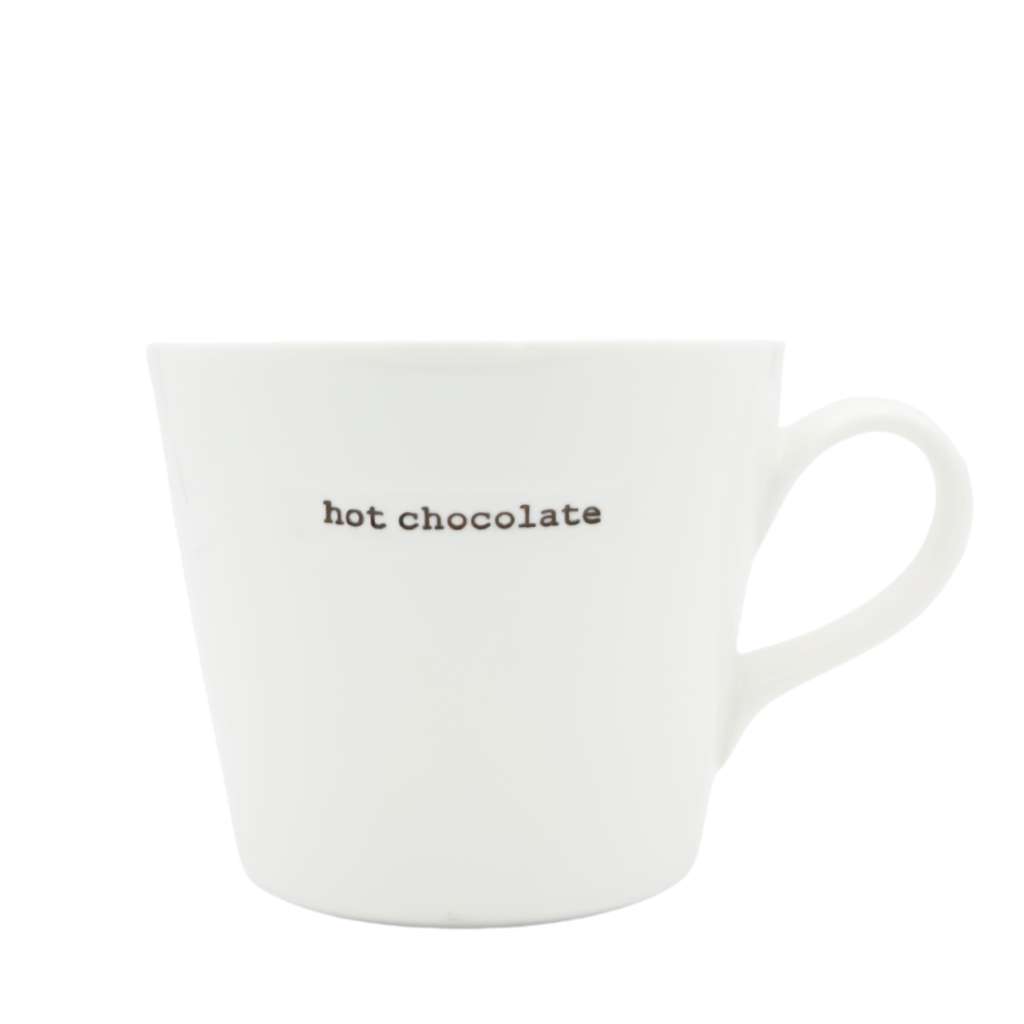 Bucket Mug - hot chocolate