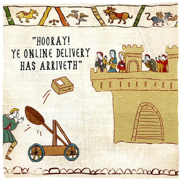 Online Delivery Arriveth by Ian Blake