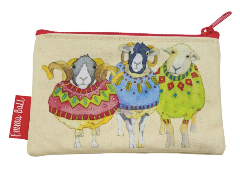 Sheep in Sweaters Small Zipped Purse
