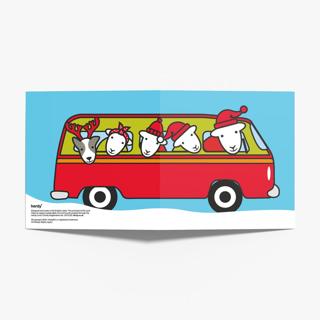 Herdy Christmas Card 10 Pack