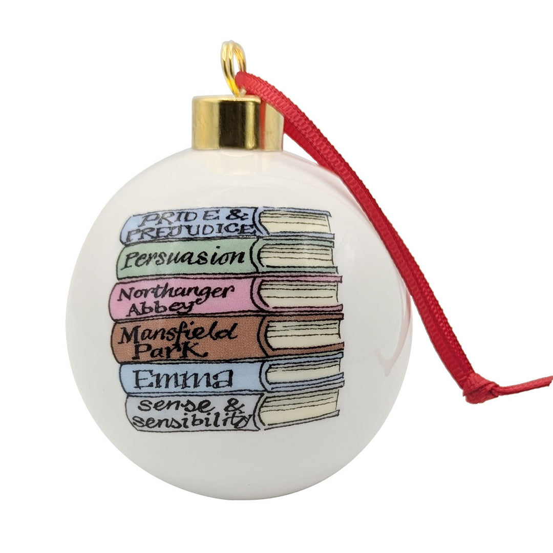 Jane Austen Bauble Boxed