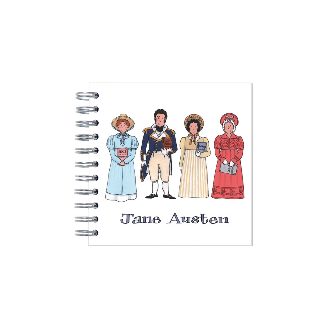 Jane Austen Wire Bound Mini Notebook