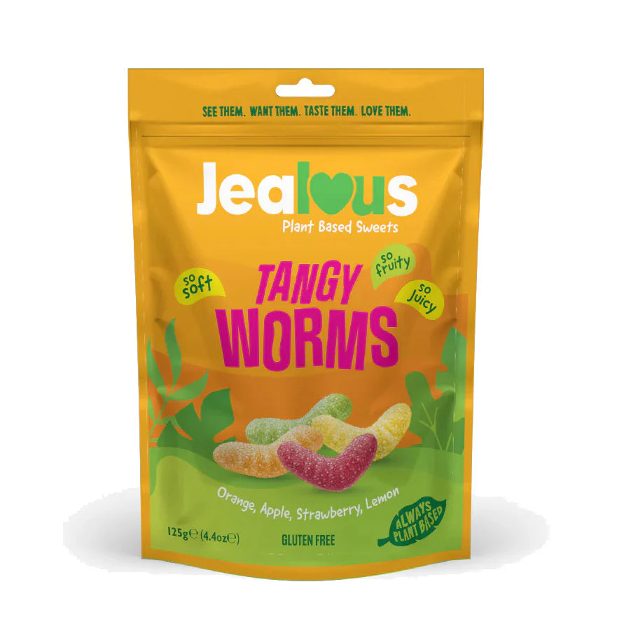 Jealous Sweets Tangy Worms 4.4oz