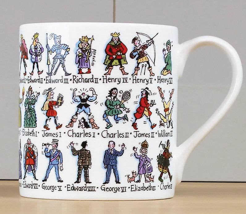 Kings & Queens of England Bone China Mug