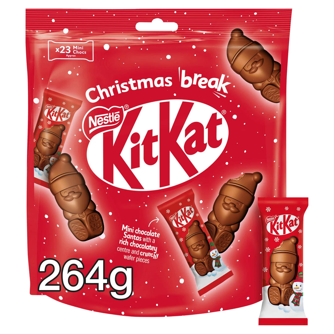 Nestle KitKat Chocolate Santa Large Pouch 264g