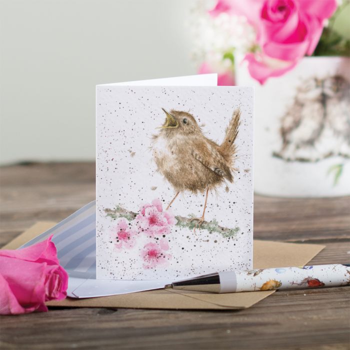 'Little Tweets' Wren Enclosure Card