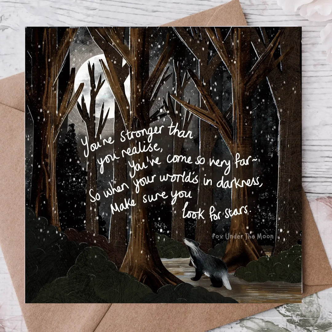 'Look for Stars' Greeting Card