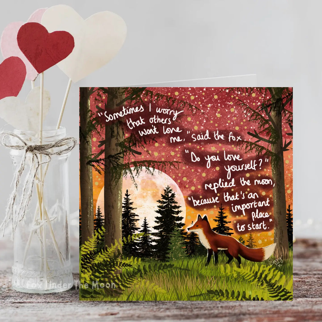 'Love Yourself' Greeting Card