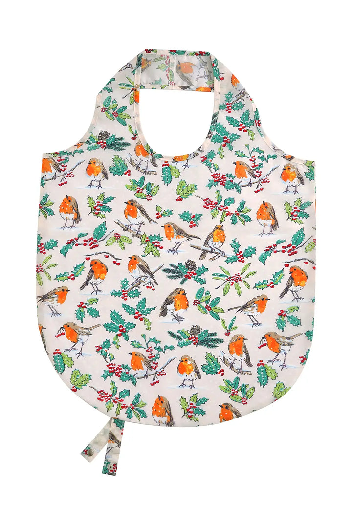 Christmas Robins Packable Bag