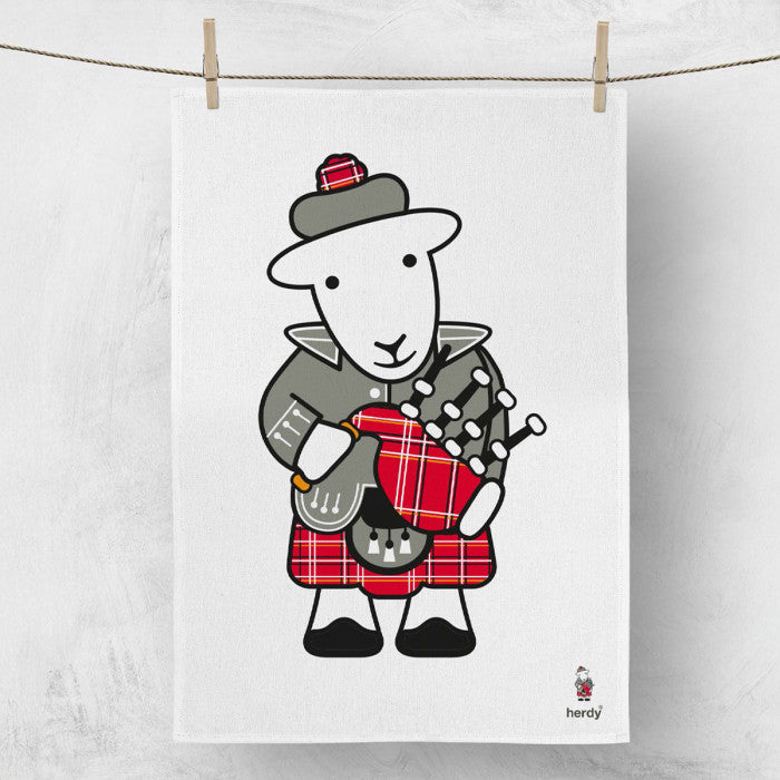 Herdy McHerdy Tea Towel