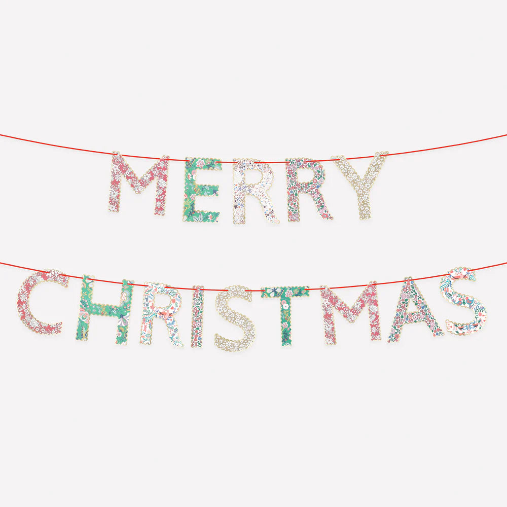 Liberty Merry Christmas Garland Set