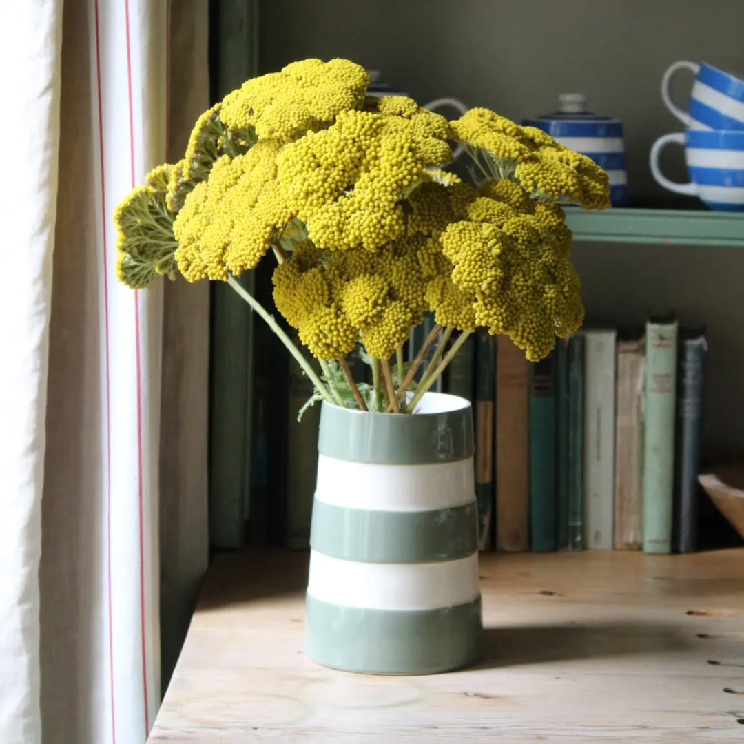 Cornishware Lighthouse Medium Willow Green Vase