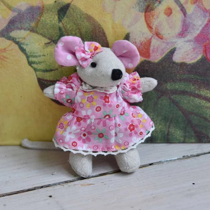 Mini Mouse with Pink Floral Dress