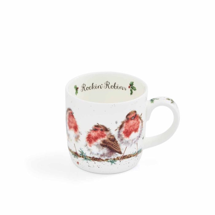 "Rockin Robins" Small Bone China Mug (11oz)