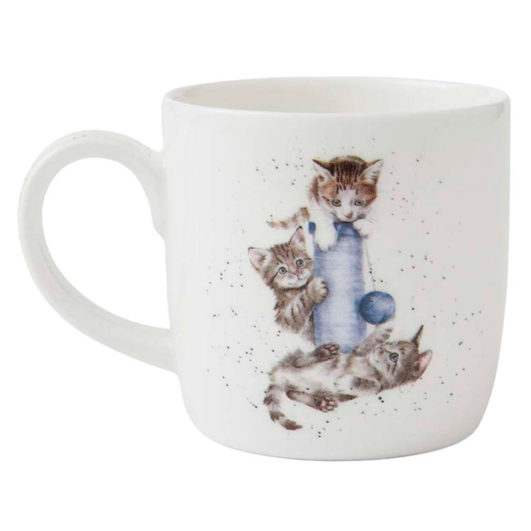 'Cattitude' Cat Small Bone China Mug (11oz)