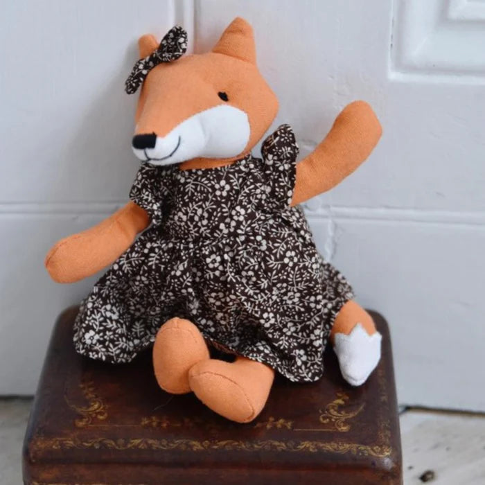 Mrs. Fox in Floral Dress & Bow