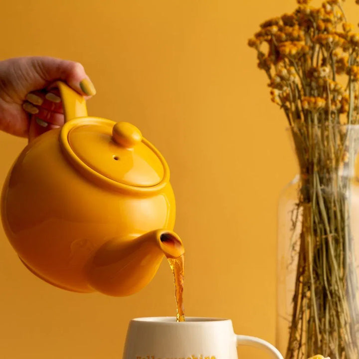Mustard 6-cup Teapot