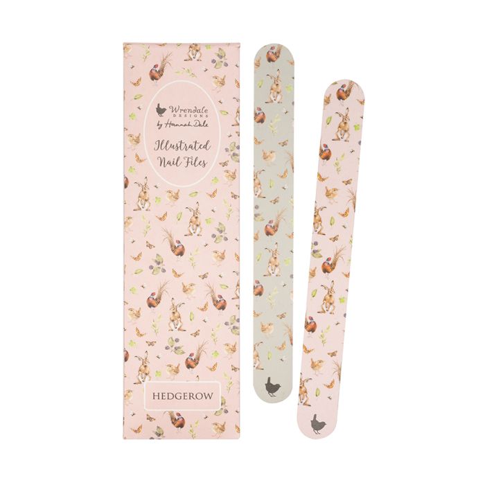 'Hedgerow' Illustrated Nail File Set