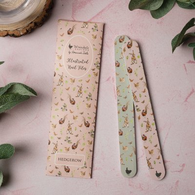 'Hedgerow' Illustrated Nail File Set