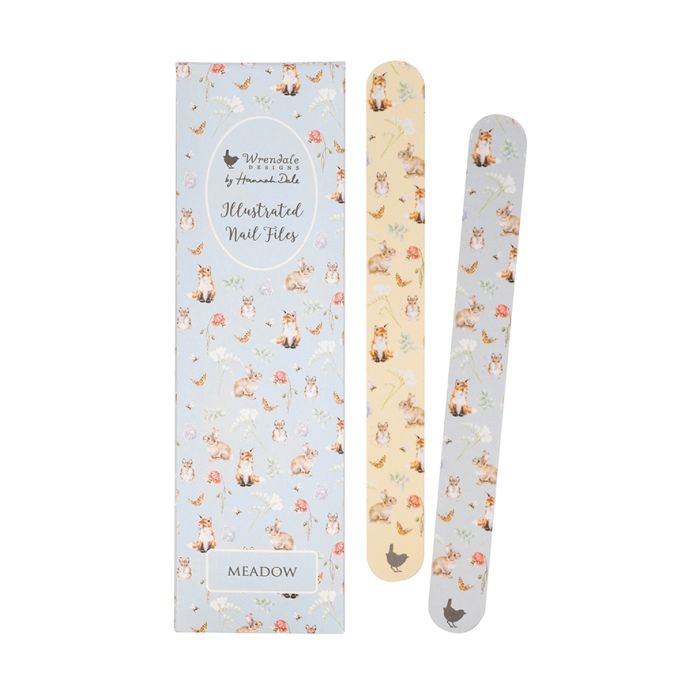 'Meadow' Illustrated Nail File Set