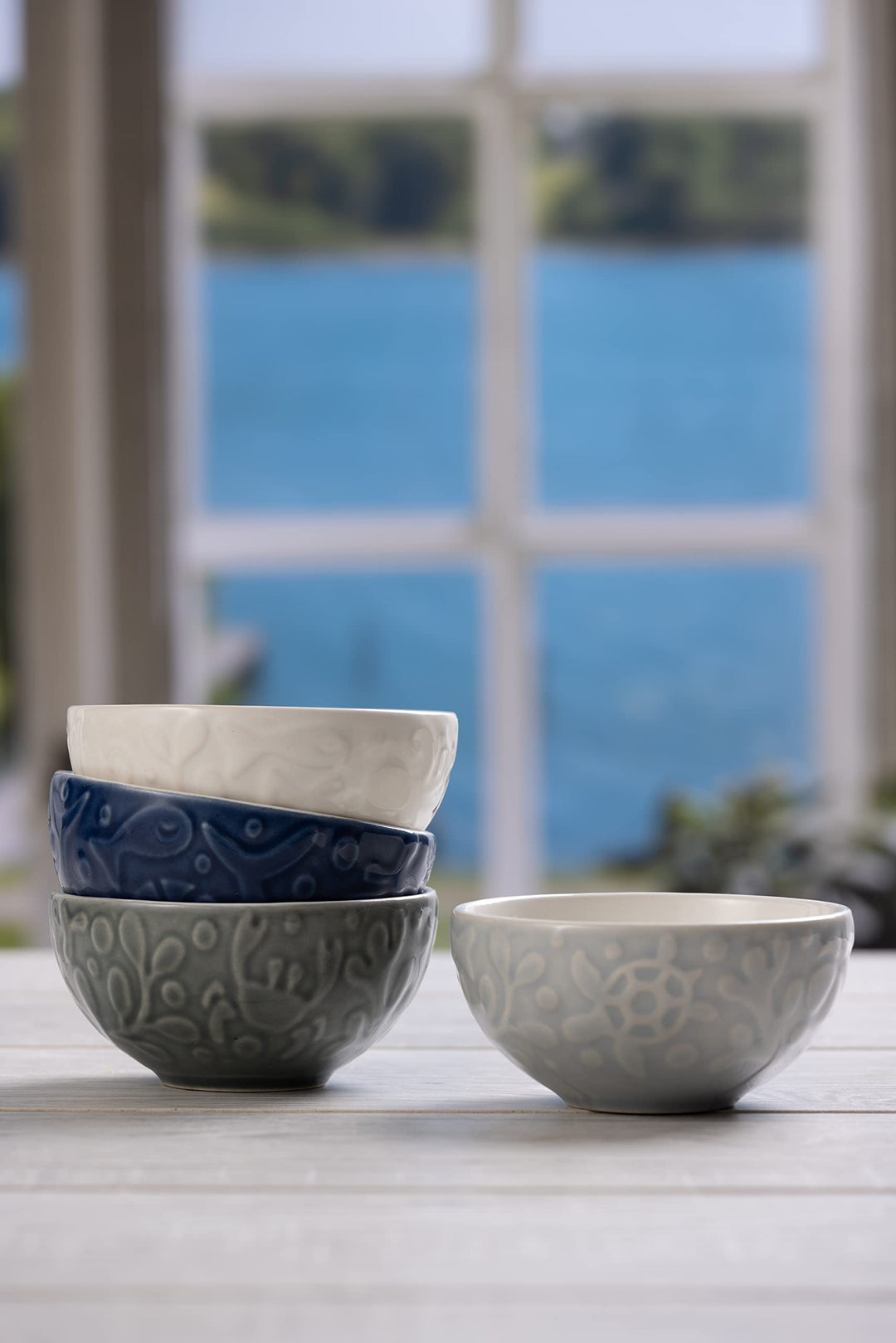 Nautical Set of 4 Prep Bowls